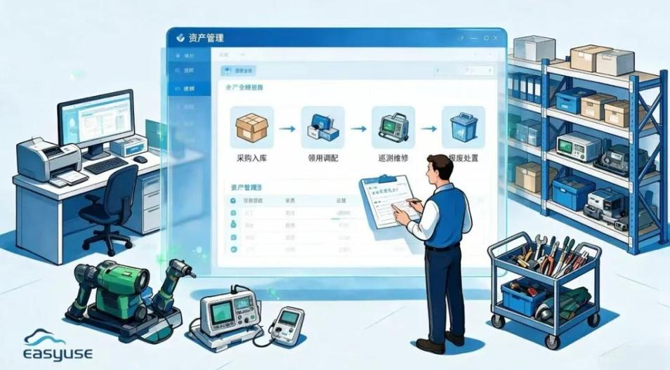 RFID固定资产管理系统 让企业资产管控全面数字化的关键力量